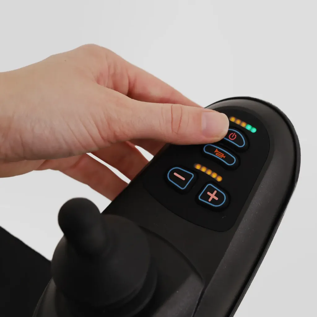 Elektrorollstuhl mit einfacher Handhabung