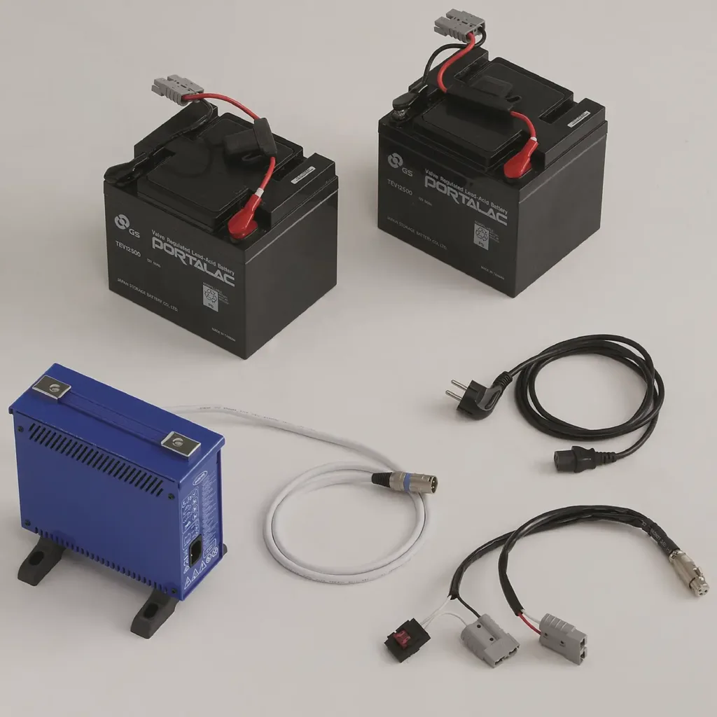 Invacare Comet Pro Elektromobil Ladekabel und Akku