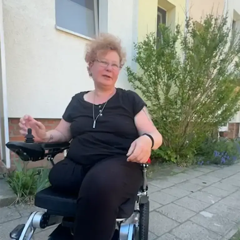 Elektrorollstuhl nach Amputation – Susanne gewinnt mehr Mobilität zurück